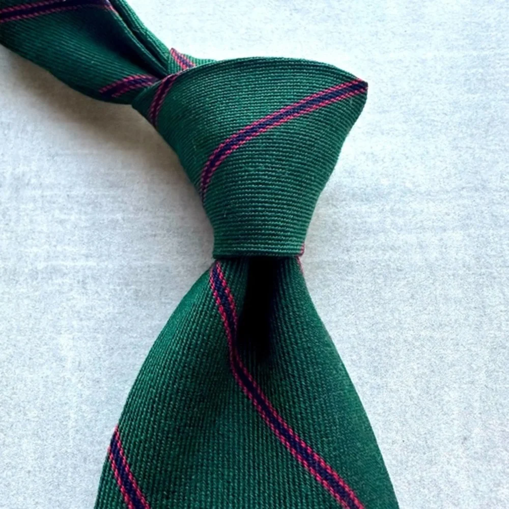 Davide Cenci “Collection” Gorgeous Wool Striped Tie